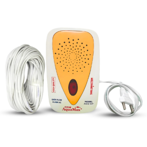 SSM Aquamax ® Water Tank Overflow Alarm with 15 Meter Wire - 220V AC - Loud Human Voice in Hindi and English - 1 Year Warranty (Water Tank Alarm - ACE-4P - Wire)